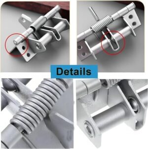 Door Hinge Lock Silver