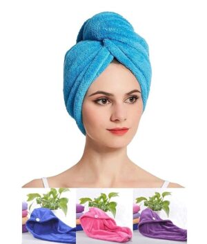 Microfiber Hair Drying Towel Wrap