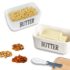 White Ceramic Butter Box