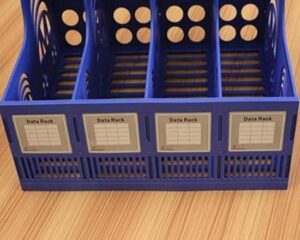 4 slot Plastic File Rack New M Shape