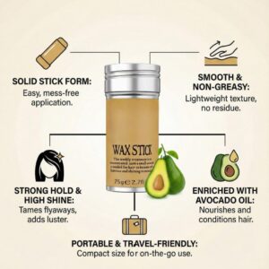 61WKJ2wNfBL._SL1082_ Hair Wax Stick