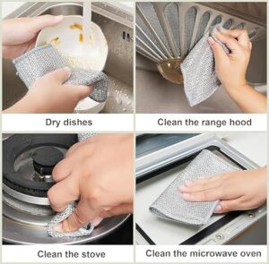61hfapamEvL._SX569_ Dish Washing Cloth Single Layer Pack Of 10
