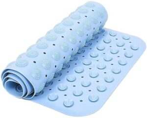 61lbAa0zWRL._SX569_ Bath Mat-Blue