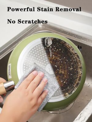 61w4ifUuk-L Dish Washing Cloth Single Layer Pack Of 10