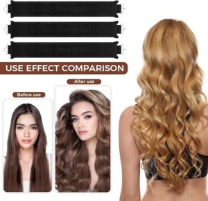 3PCS Heatless Hair Curlers