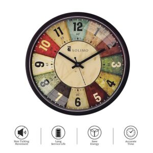 Vintage Multicolour  Wall Clock