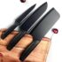 Black 3pcs knife set