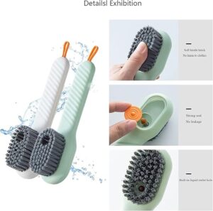Liquid Dispensing Cleaning Brush