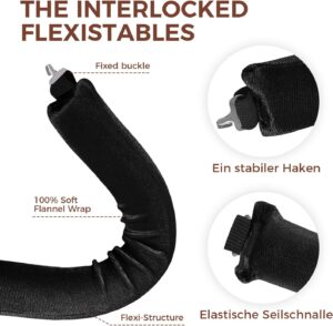 3PCS Heatless Hair Curlers