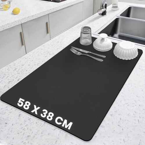 71nGwl-KJSL._SL1500_ Dish Drying Mat 38x58 cm Black