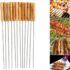 BBQ Sticks Steel Set of 10