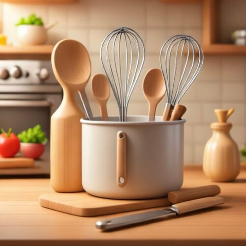 12 Pcs Silicon Spatula Set Black