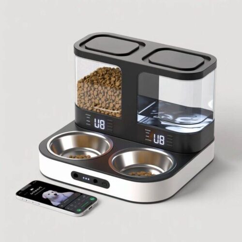 2 in 1 Pet Feeder Bowl