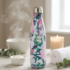 500ml Double Wall Printed Steel Bottle Flower