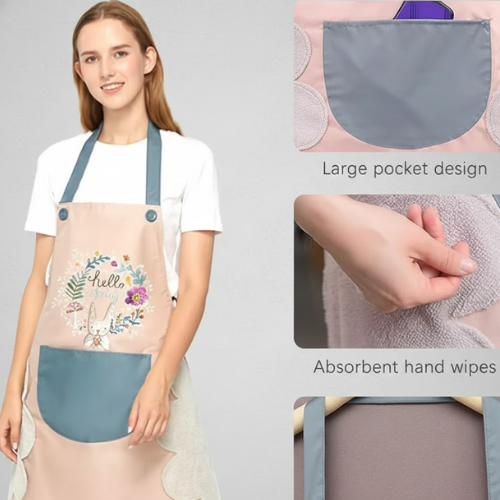 Waterproof Kitchen Apron with Pocket