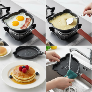 Cute Shape Non-Stick Frying Pan