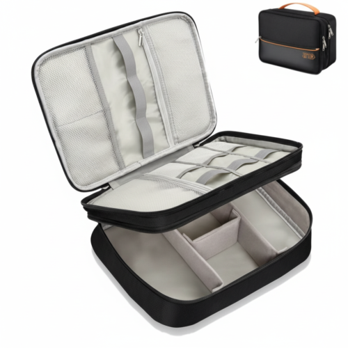 Whisk_446ed1237b368559e254d6bafdc25683dr Tech Organizer Case