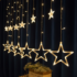 c2af6490-c8e2-4b8c-a084-f8b4c4535f6f LED Star Curtain String Lights