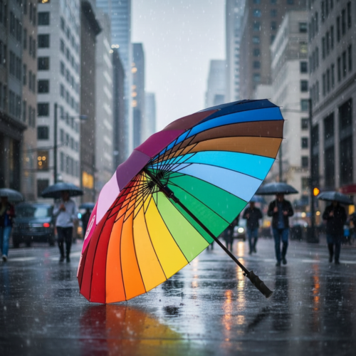 Big Rainbow Umbrella
