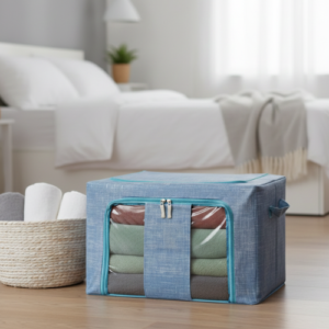 66Ltr Storage Box Denim Blue