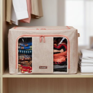 66Ltr Storage Box Burlap Beige