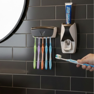 z (7) Colour Toothpaste Holder