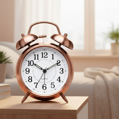 z (8) Copper Alarm Clock