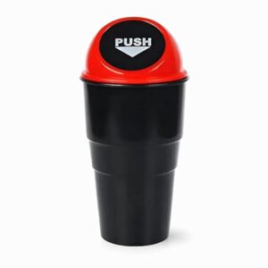 Push-Top Car Trash Bin