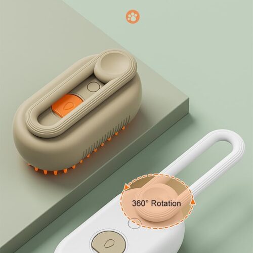 Steam Spray Pet Grooming Brush
