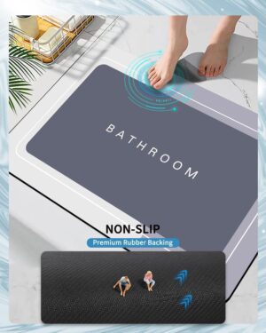 Anti-Skid Quick Dry Bathroom Mat