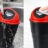 Push-Top Car Trash Bin