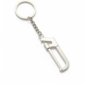 Mini Tool Saw Metal Keychain