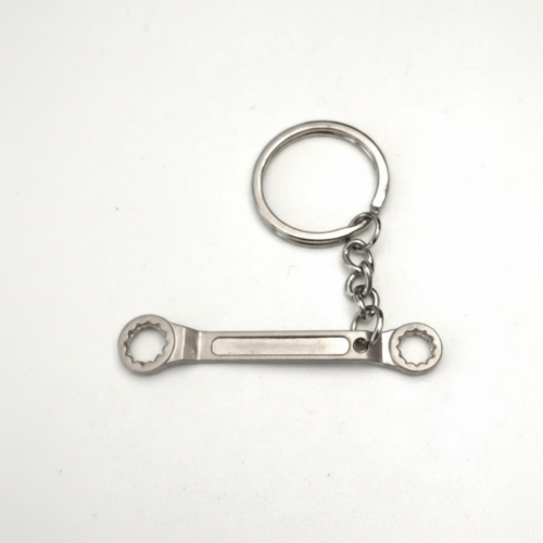 Mini Ring Wrench Metal Keychain
