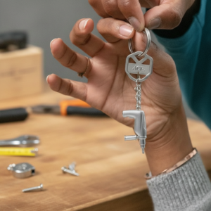 Mini Metal Tool Keychain