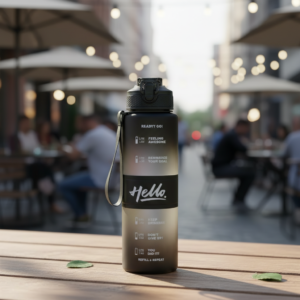 Stay-On-Track Bottle – (Black & White)