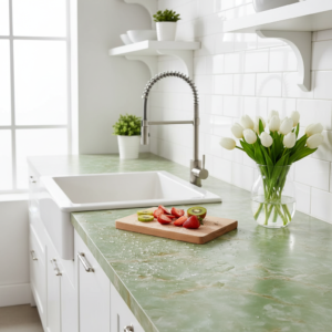 Whisk_4917e58879ab7bd82154d89081d0edafdr Green Marble Foil Paper