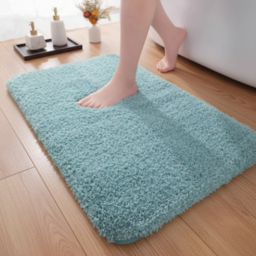 Whisk_4c88acb50aa2438a7bc4948c1d5d83e2dr Soft Microfiber Non-Slip Mat Blue