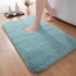 Soft Microfiber Non-Slip  Mat Blue