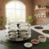 Whisk_578dabfe81c6784a97340654fc5d832bdr Idli Steaming 4 Plate Set