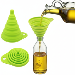 Whisk_6dc24a7afd7b7cc8ed947c5ec67fe65ddr (1) Silicon Mini Foldable Funnel