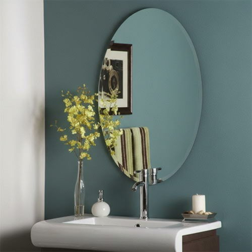Modern Oval Wall Mirror