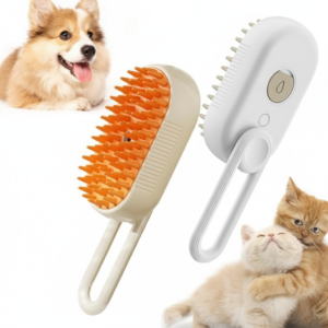 Steam Spray Pet Grooming Brush