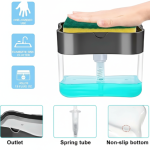 Soap Dispenser with Sponge Holder