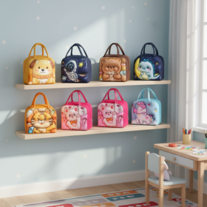 Whisk_9158dec873cd501b2c54cc87952aefb1dr 3D Cartoon Lunch Box Bag