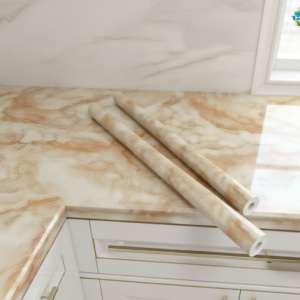 Golden Marble Foil Paper