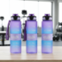 Stay-On-Track Bottle – (Purple & Blue)