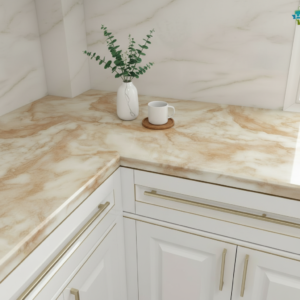 Golden Marble Foil Paper