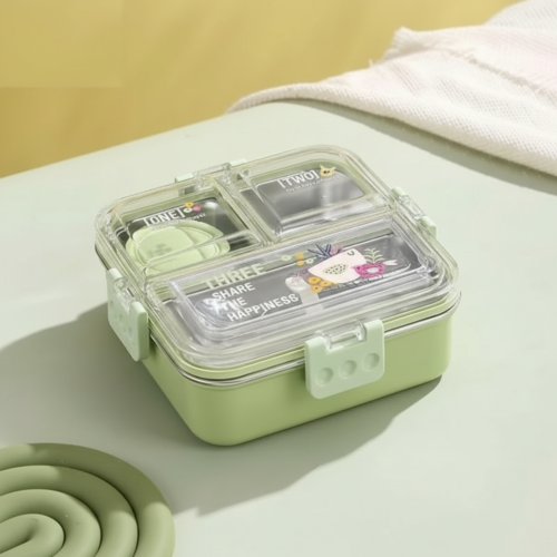 Smart Bento Lunch Box Green