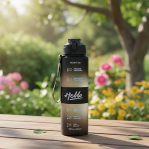 Stay-On-Track Bottle – (Black & White)