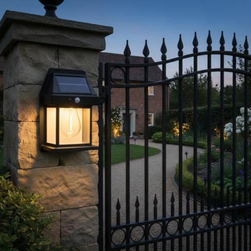 Whisk_d82dd70c2e91ff9bcbf4d7815b77846fdr Solar Motion Sensor Outdoor Wall Light